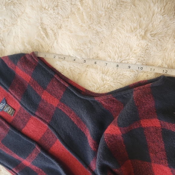 Hayes Plaid Sleeveles Long Vest one size - Picture 7 of 11